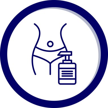 Göğüs kanseri. Web simgesi basit illüstrasyon