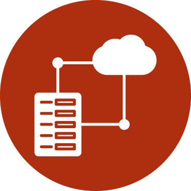 Bulut hesaplama. Web simgesi