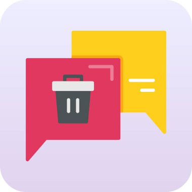 Beyaz arka plan üzerinde izole çöp kutusu simgesi