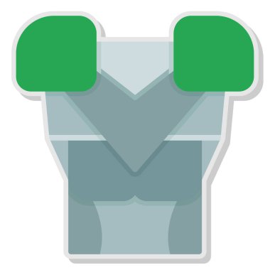 Boks eldiveni ikonu. beyaz üzerine izole edilmiş boxer eldiven vektör simgesi çizimi