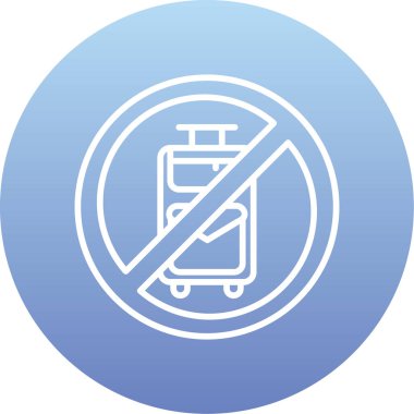 Dumansız ikonun vektör illüstrasyonu