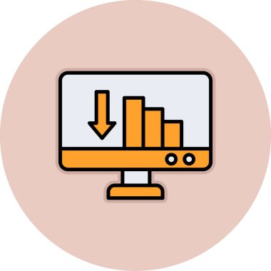 seo modern simgesinin vektör illüstrasyonu