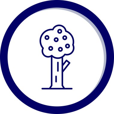 Mantar. Web simgesi basit illüstrasyon