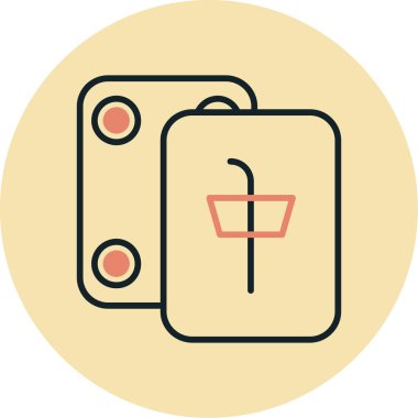 Bir alışveriş çantasının vektör çizimi