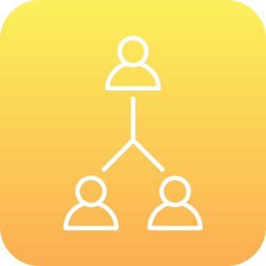 İnsanlar simgesi. Vektör çizim