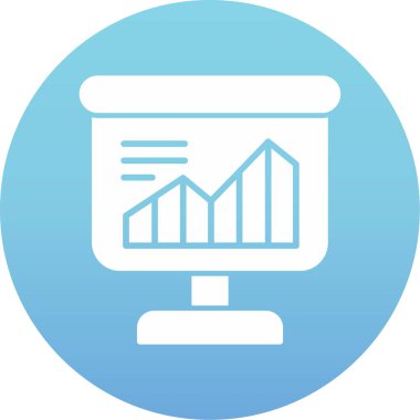 analitik grafik grafik simgesi ana hat biçiminde