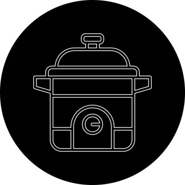 yiyecek ve içecek ikonu, vektör illüstrasyonu