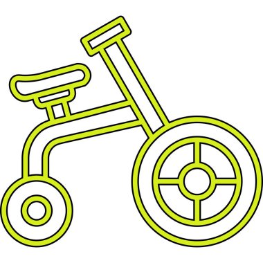 bisiklet scooter simgesi ana hat biçiminde