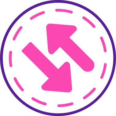 Oklar. Web simgesi basit illüstrasyon