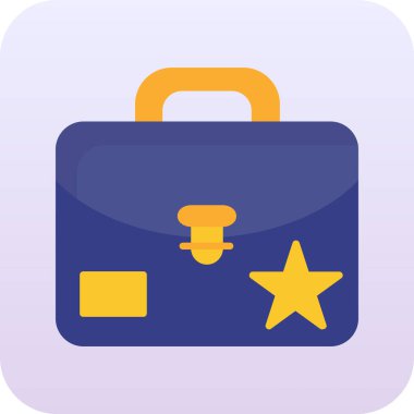 Evrak Çantası'nı web simgesi, vektör çizim