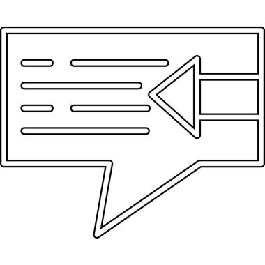 İleti simgesi vektör illüstrasyon tasarımı içeren konuşma balonu