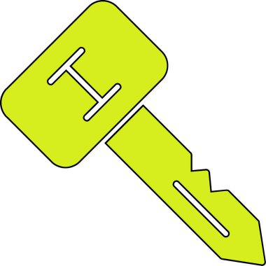 Çizgi film kapısının vektör çizimi