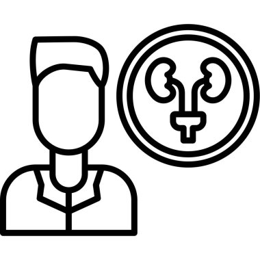 erkek kullanıcı simgesi. Beyaz arkaplanda izole edilmiş web tasarımı için karakter avatar vektör simgesi