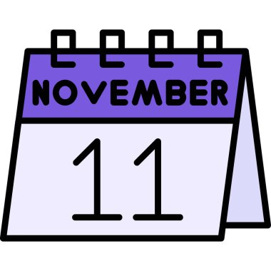 Takvim simgesi tasarımı, vektör illüstrasyonuName