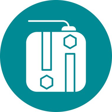 bavul ikonu vektör illüstrasyonu