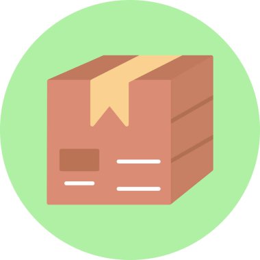 Teslimat. Basit illüstrasyon