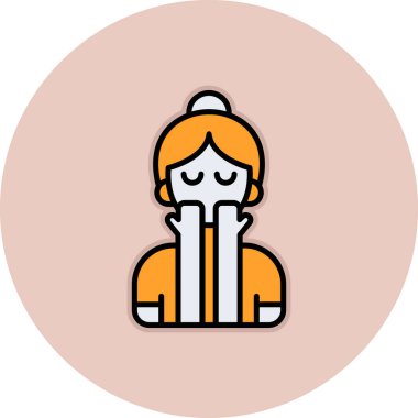 İnsan simgesinin vektör illüstrasyonu