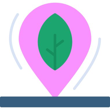 Harita yeri. Basit tasarım