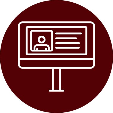 seo modern simgesinin vektör illüstrasyonu