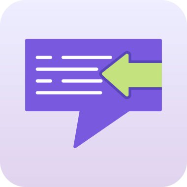 Konuşma balonu. vektör illüstrasyonu