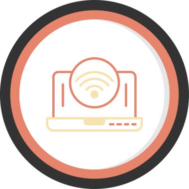 wifi simgesi vektör illüstrasyonu