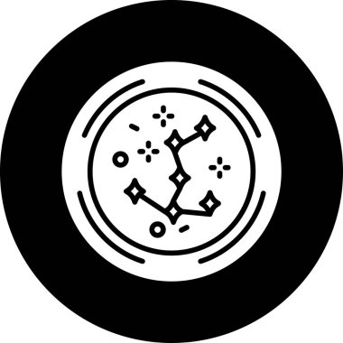 Pusula. Web simgesi basit illüstrasyon