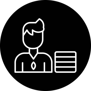 iş simgesi vektör illüstrasyonu