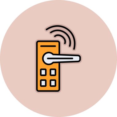 Kredi kartı olan bir akıllı telefonun vektör çizimi