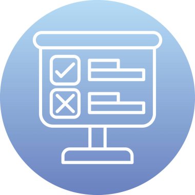 Web simgesi, bilgi işaretinin vektör illüstrasyonu