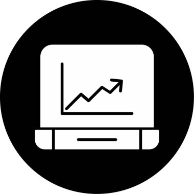 grafik ikonu vektör illüstrasyonu