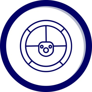 Bir burç simgesinin vektör illüstrasyonu