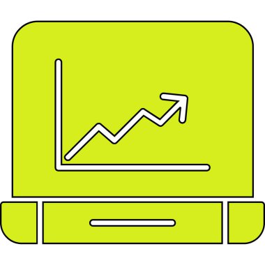 İş büyümesi simgesi, vektör illüstrasyonu