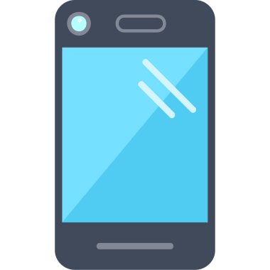 cep telefonu ikonu vektör illüstrasyonu