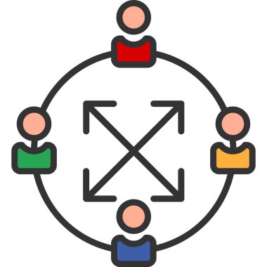 ağ paylaşımı. Basit resimleme