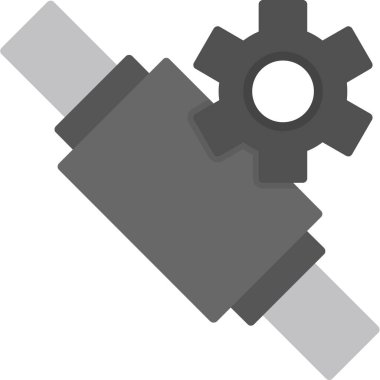 Dişliler. Web simgesi basit tasarım