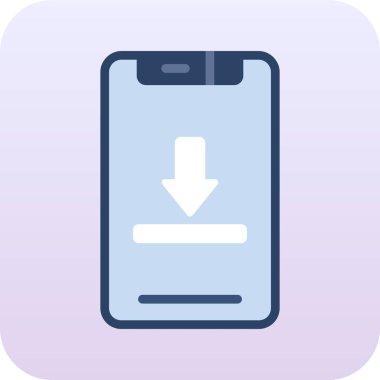 İndir. Web simgesi basit illüstrasyon