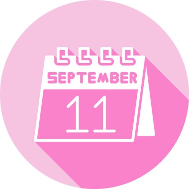 Takvim simgesi, vektör çizimi