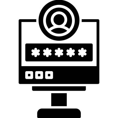 ağ web simgesi basit illüstrasyon