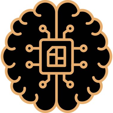 Altın bir ikonun vektör illüstrasyonu