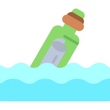 su şişesi vektör simgesi