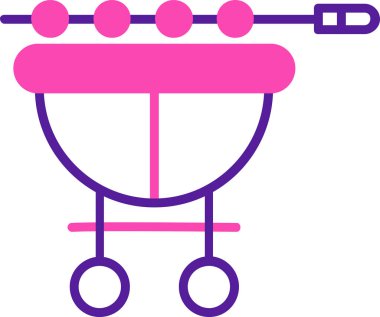 Salla. Web simgesi basit illüstrasyon