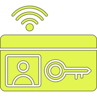 Bir bilgisayar simgesinin vektör illüstrasyonu
