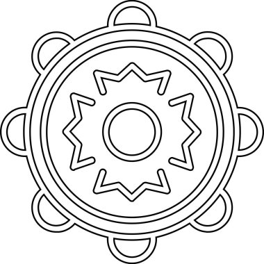 dişli simgesi vektör illüstrasyonu