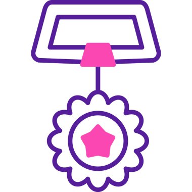 Lamba. Web simgesi basit illüstrasyon