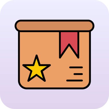 Kitap simgesini, basit vektör çizim