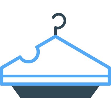 Askı. Web simgesi basit illüstrasyon