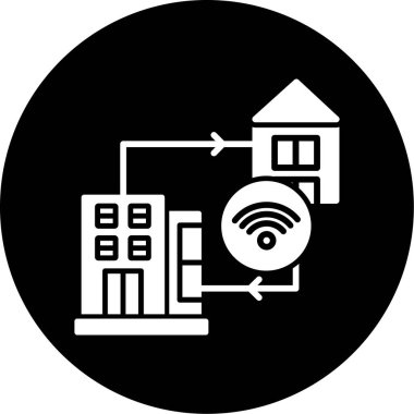 wifi simgesi vektör illüstrasyonu