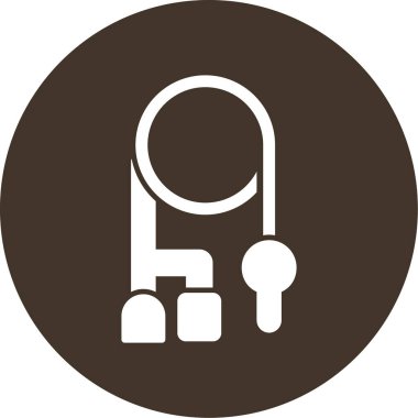 Modern bir simgenin vektör illüstrasyonu