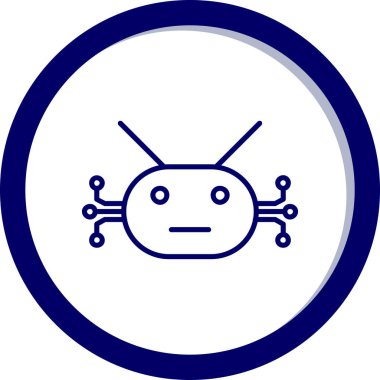 Modern simgenin vektör illüstrasyonu