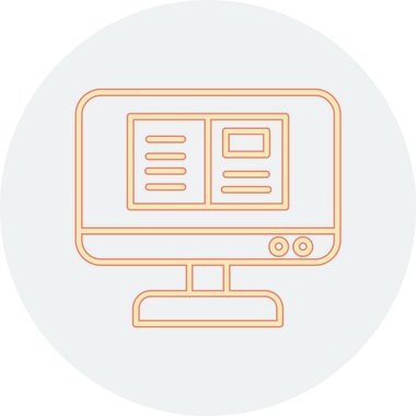 seo modern simgesinin vektör illüstrasyonu